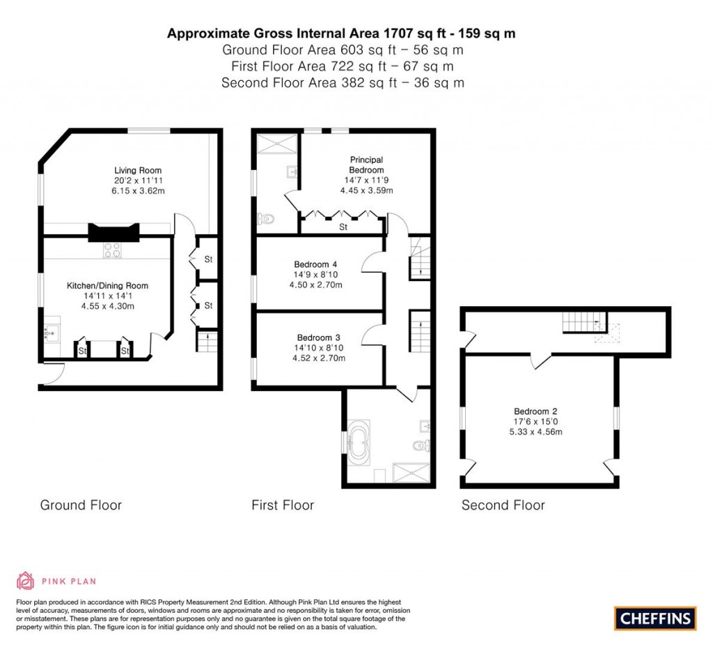 Floorplans For Vinery Road, Cambridge