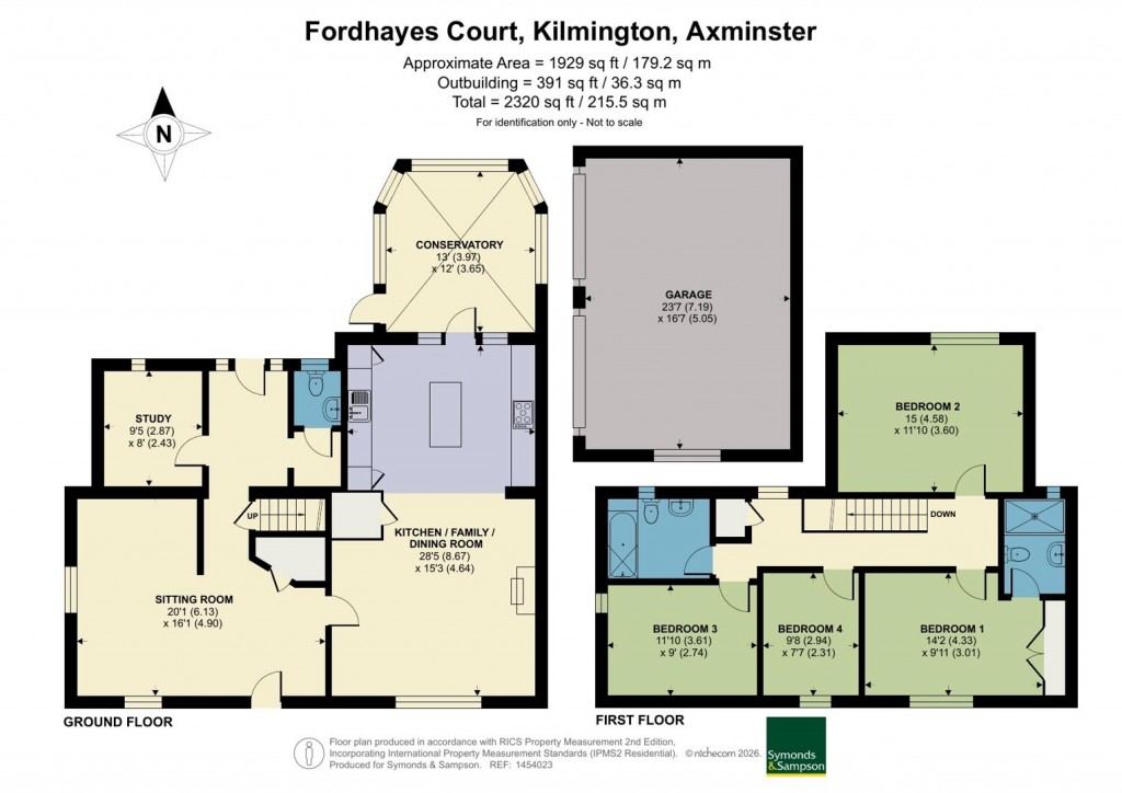 Floorplans For Fordhayes Farm, Kilmington, Axminster