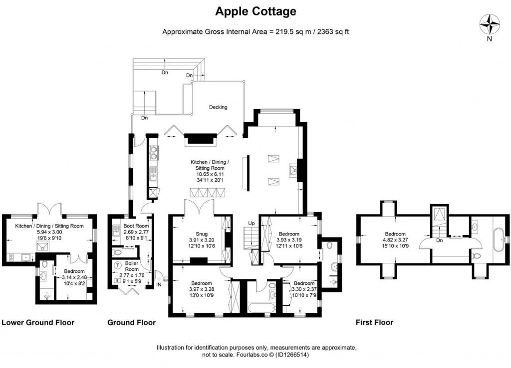Floorplans For Pancake Hill, Chedworth