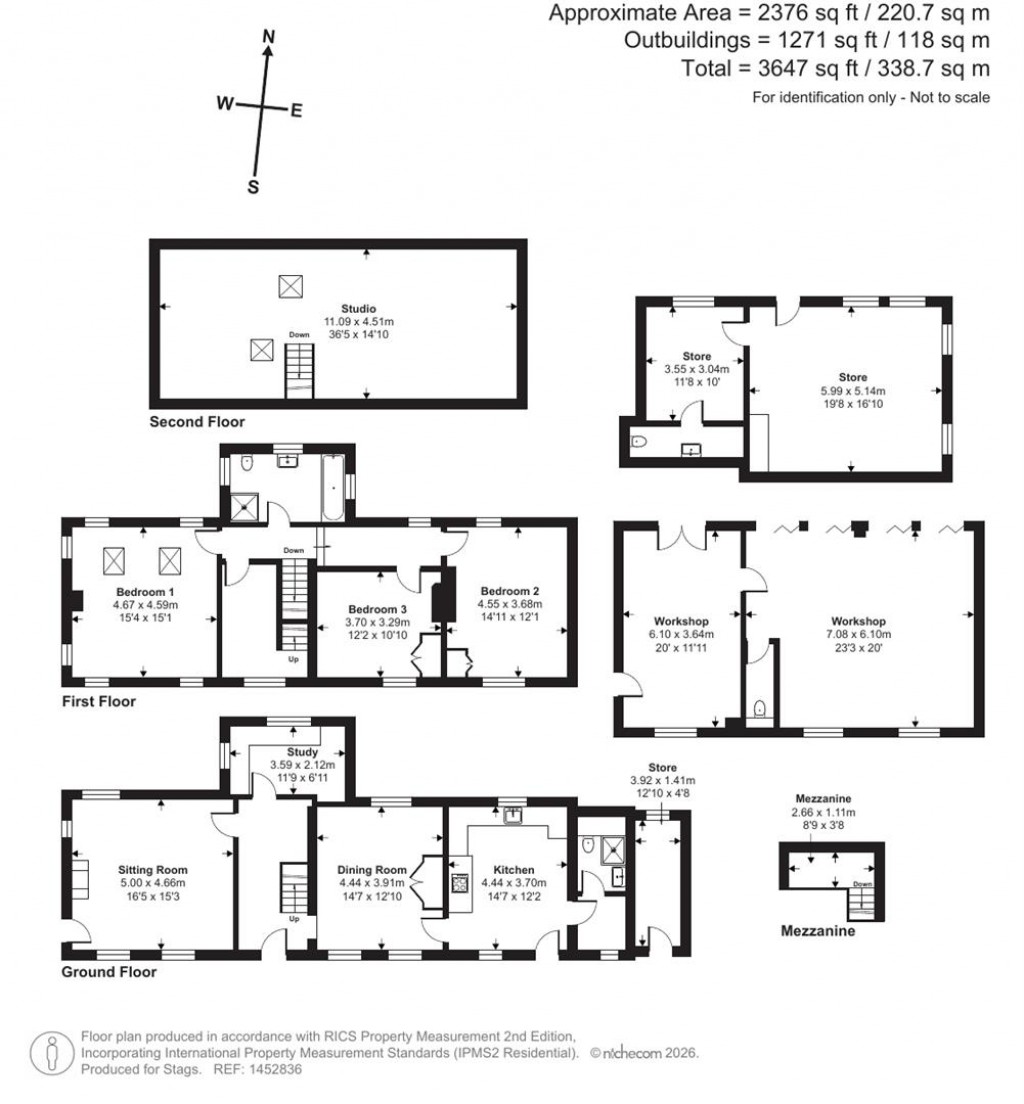 Floorplans For Sector Lane, Axminster
