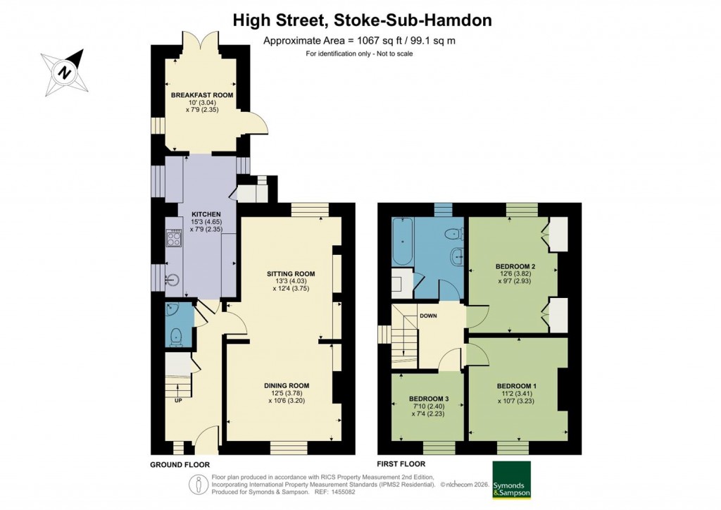 Floorplans For High Street, Stoke-Sub-Hamdon