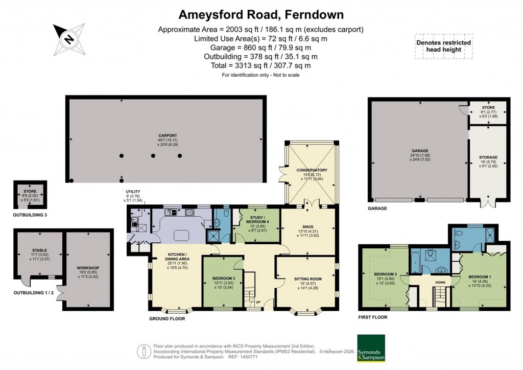 Floorplans For Ameysford Road, Ferndown