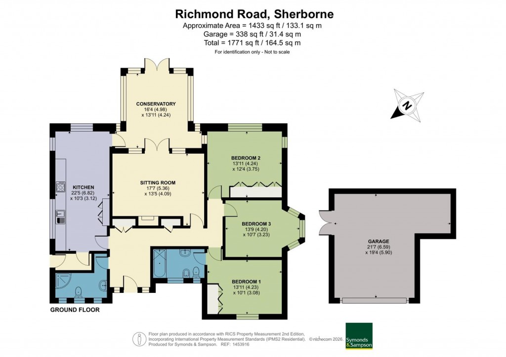 Floorplans For Richmond Road, Sherborne, Dorset