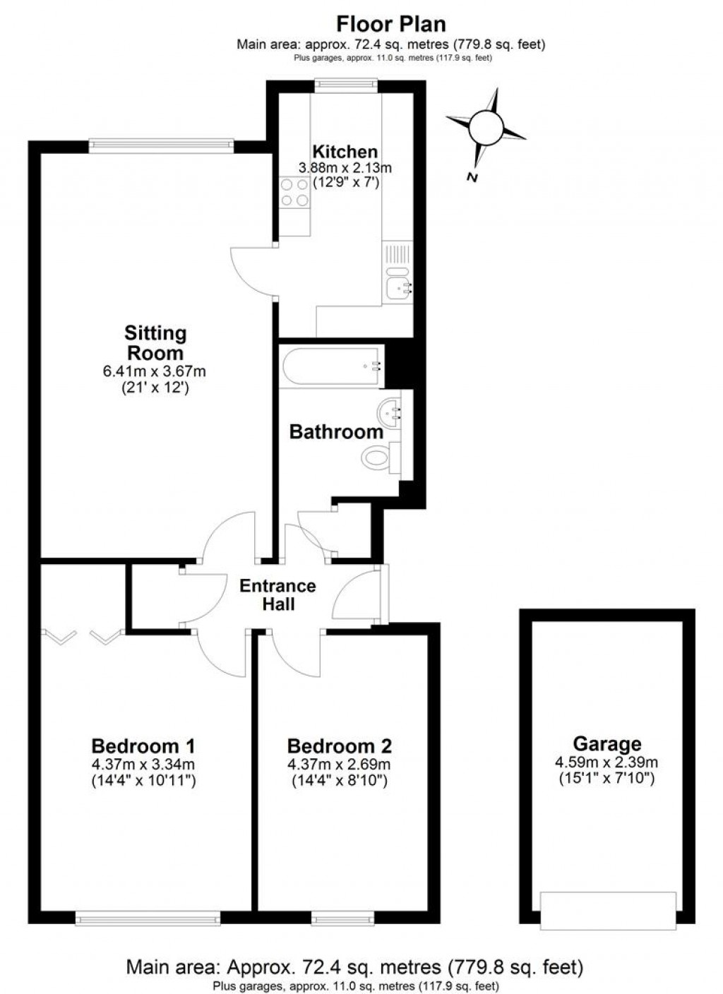 Floorplans For Furzehill Road, Torquay