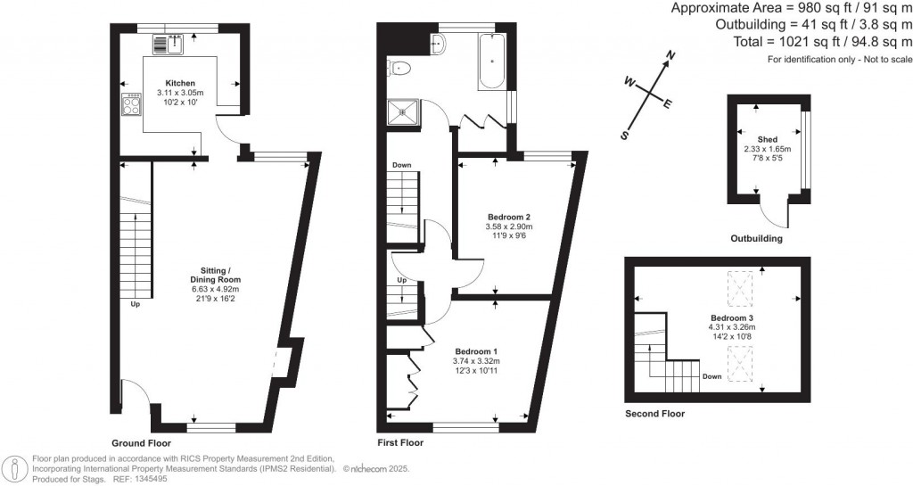 Floorplans For Main Street, Bothenhampton, Bridport