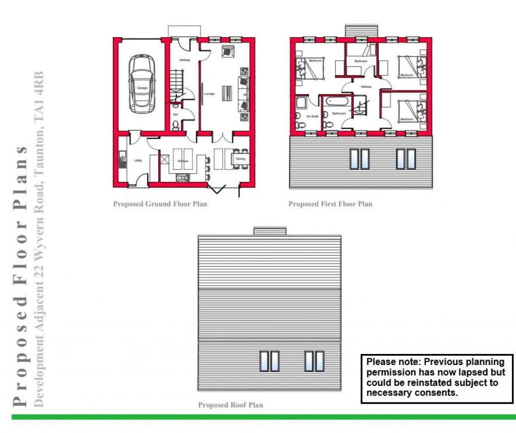 Floorplans For Wyvern Road, Taunton