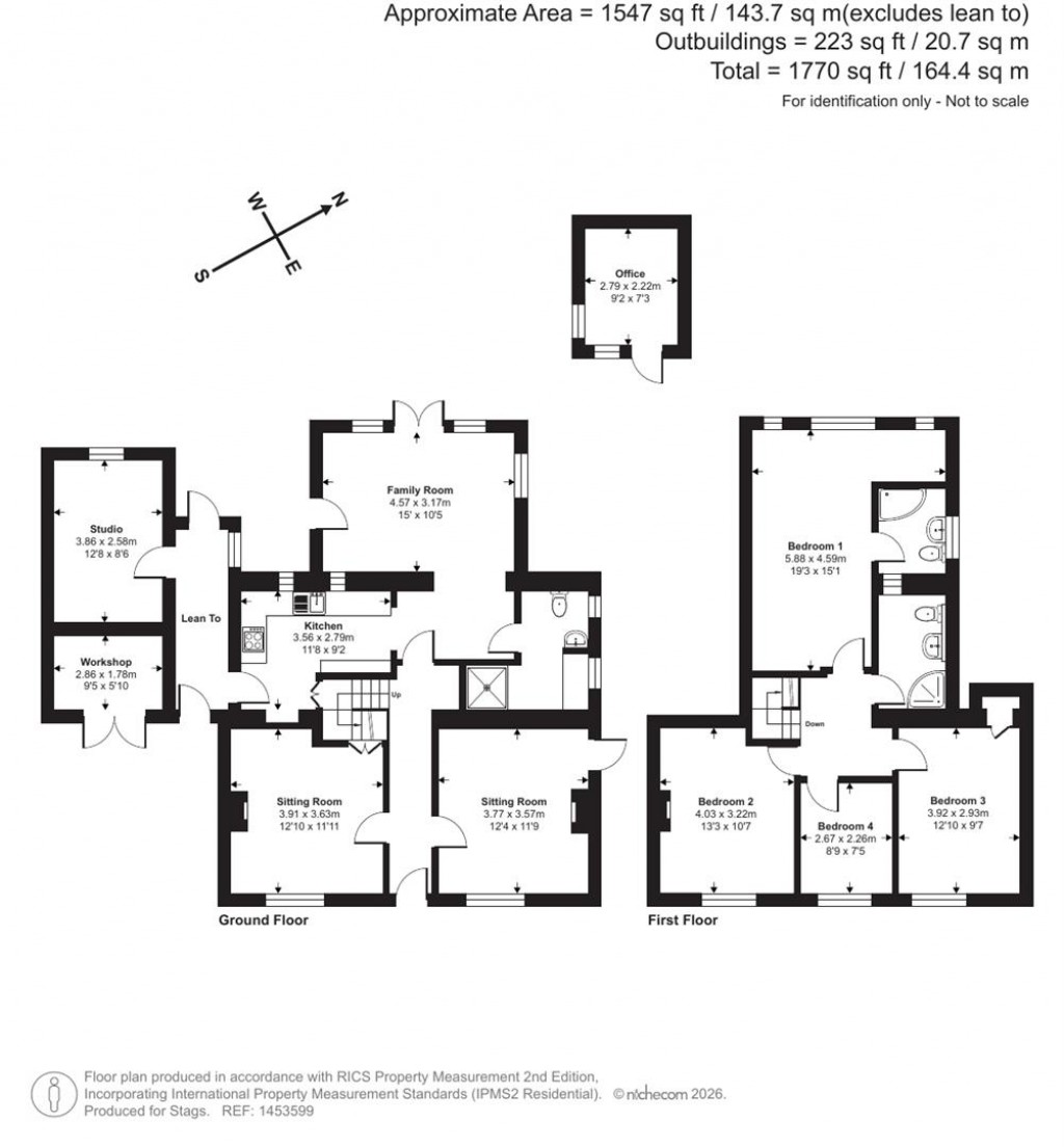 Floorplans For Martock Road, Long Load, Langport