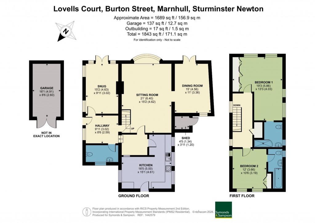 Floorplans For Lovells Court, Marnhull