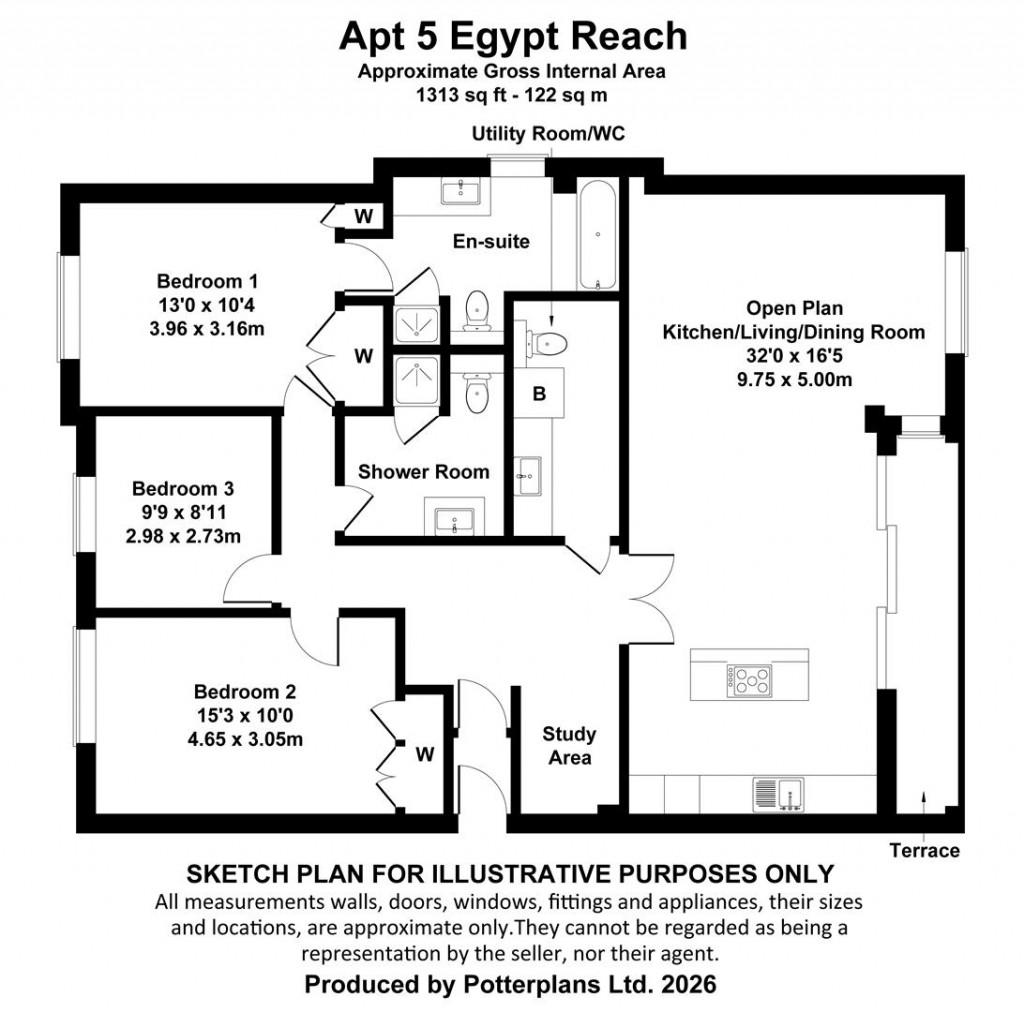 Floorplans For Cowes, Isle of Wight