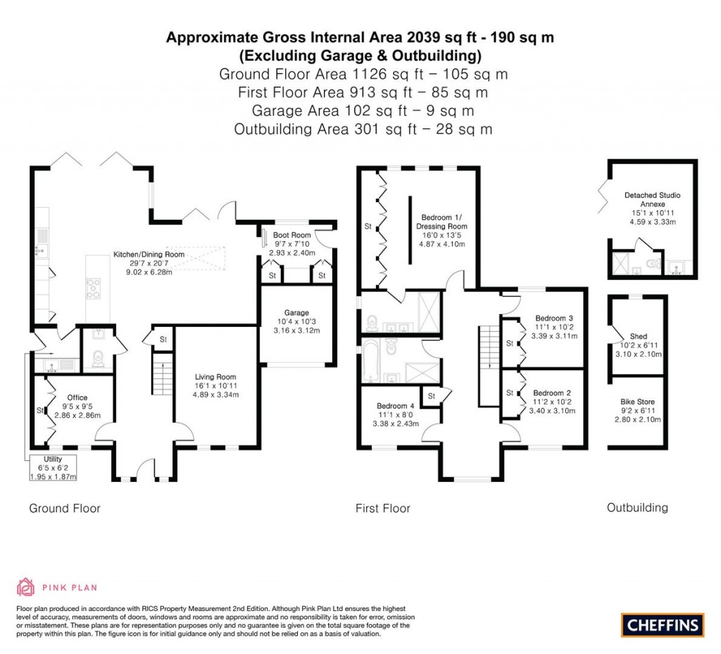 Floorplans For Almoners Avenue, Cambridge