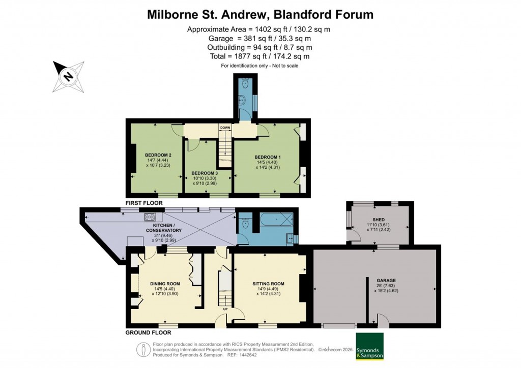 Floorplans For Blandford Hill, Milborne St. Andrew, Blandford Forum