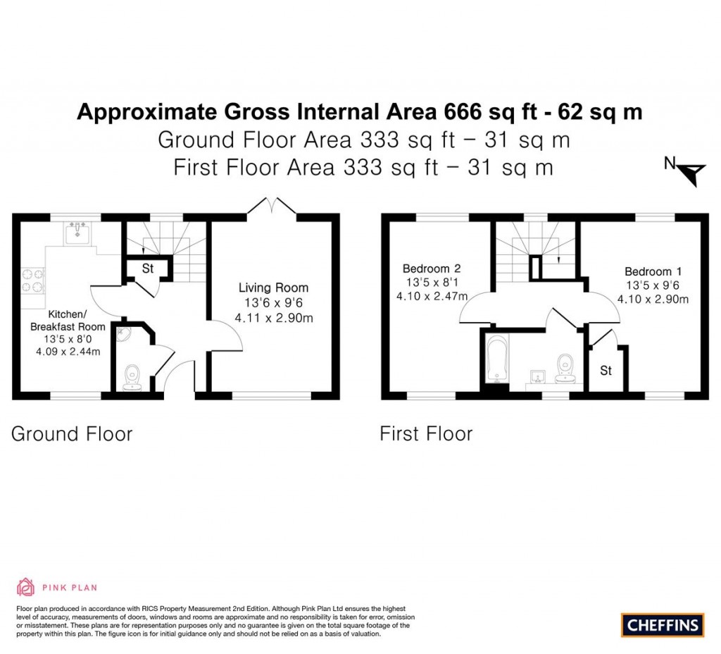 Floorplans For Bittern Grove, Soham, Ely