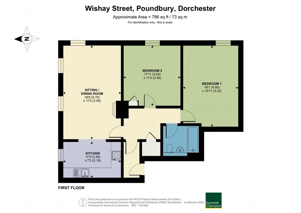 Floorplans For Wishay Street, Poundbury, Dorchester