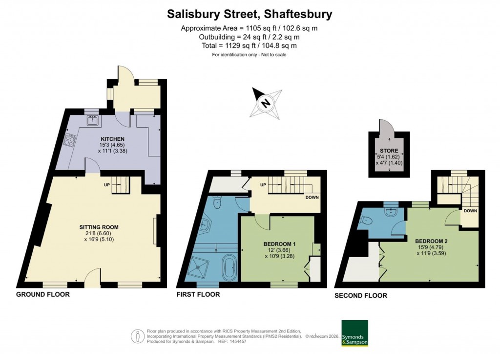 Floorplans For Salisbury Street, Shaftesbury