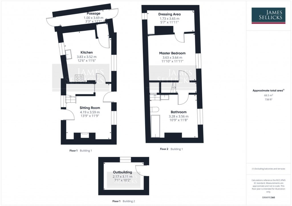 Floorplans For Main Street, Thurnby, Leicestershire