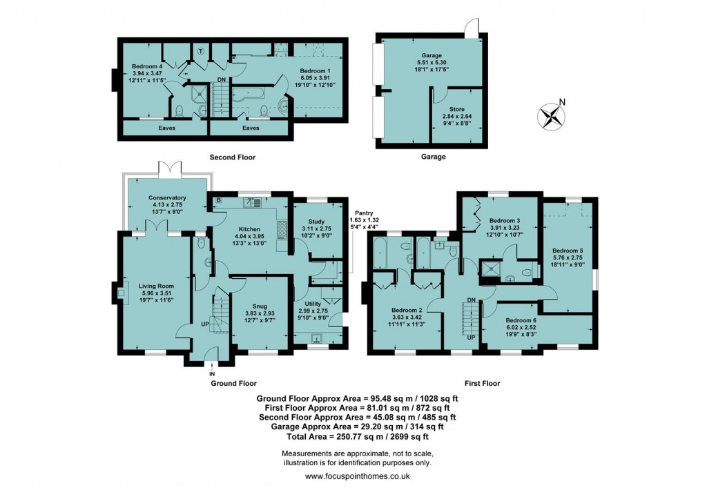 Floorplans For Walsingham Close, Bloxham