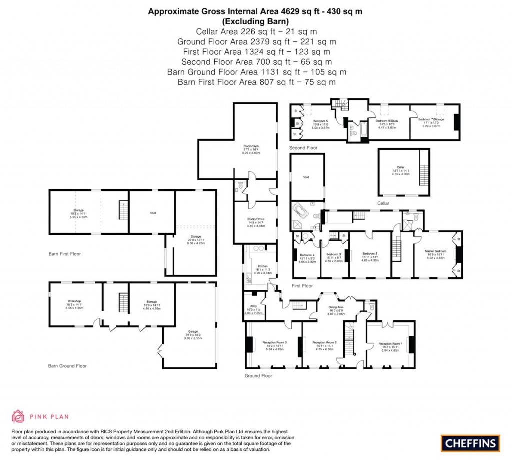 Floorplans For Church Street, Gamlingay, Sandy