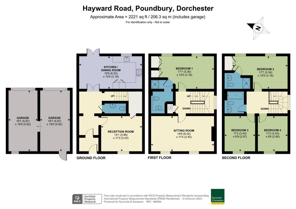 Floorplans For Hayward Road, Poundbury, Dorchester