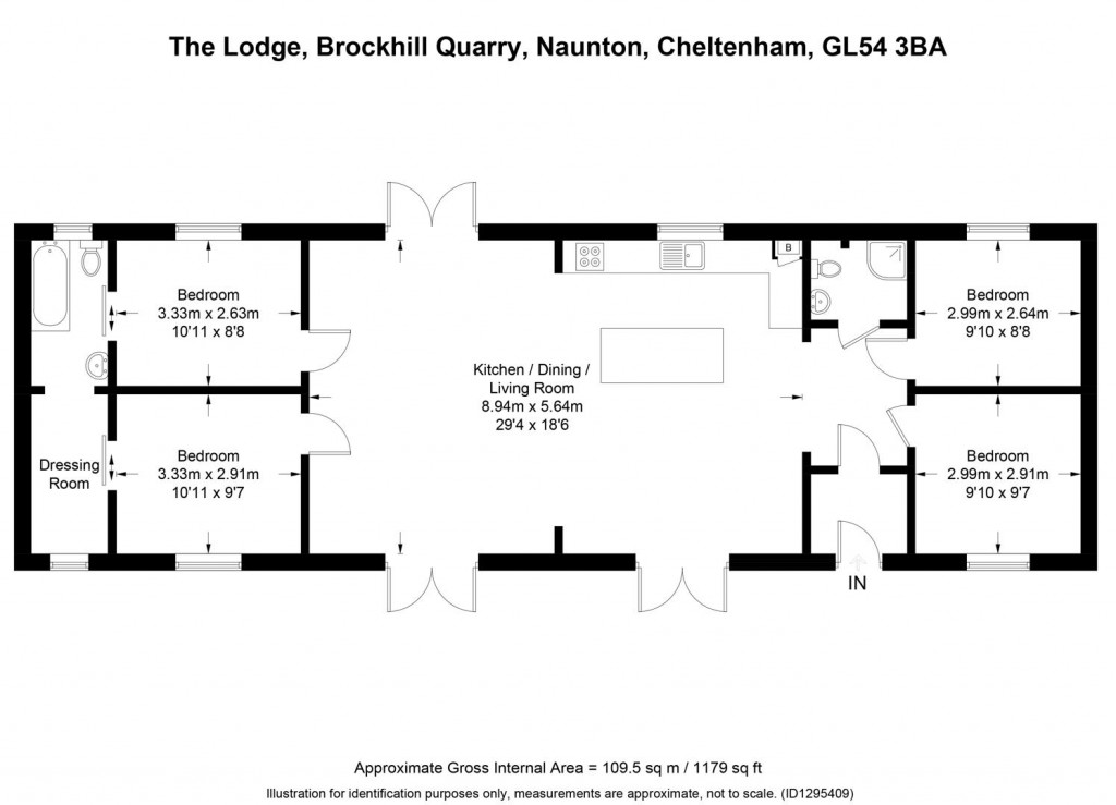 Floorplans For Naunton, Gloucestershire