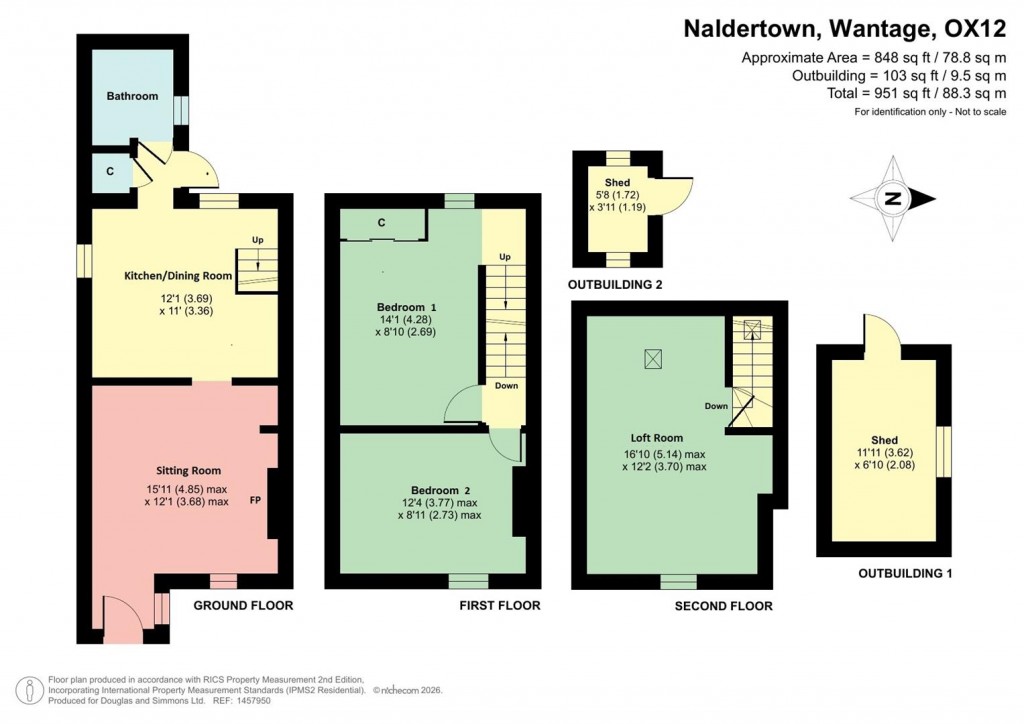 Floorplans For Naldertown, Wantage, Oxfordshire OX12