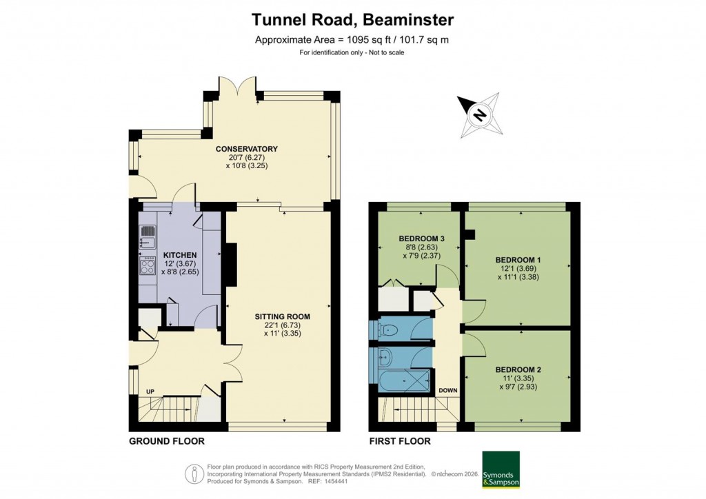 Floorplans For Tunnel Road, Beaminster