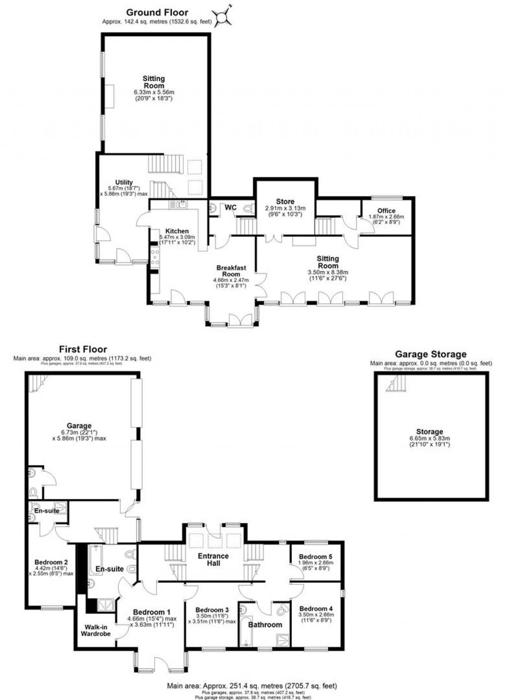 Floorplans For Haytor, South Dartmoor