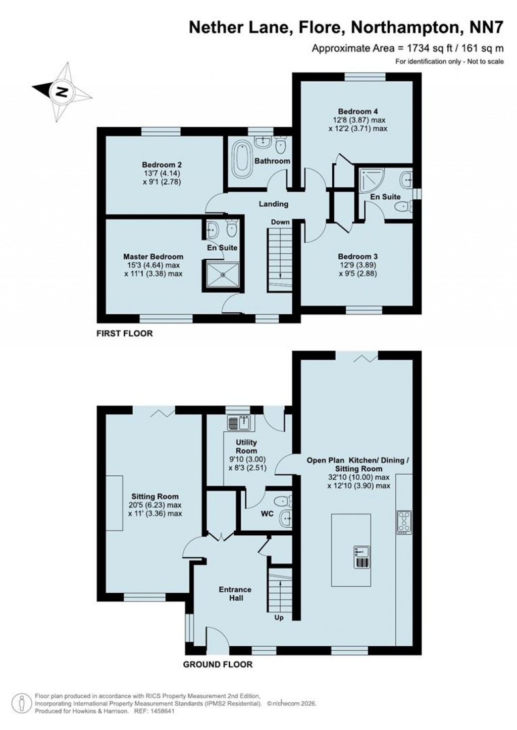 Floorplans For Nether Lane, Flore, Northampton, NN7