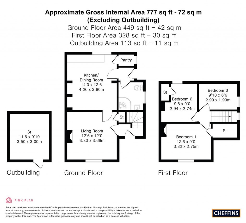 Floorplans For Main Street, Westley Waterless