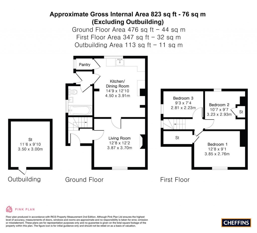 Floorplans For Main Street, Westley Waterless