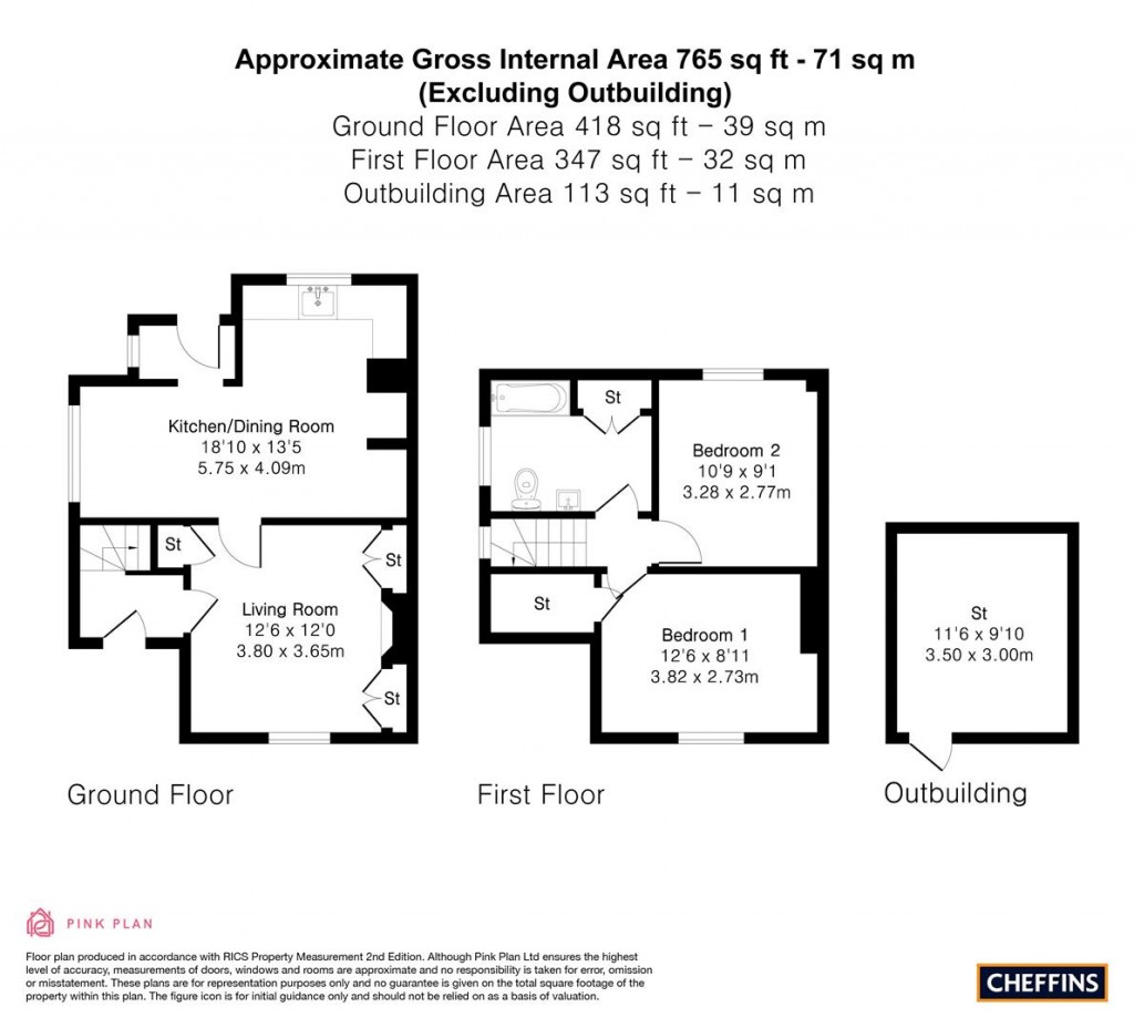 Floorplans For Main Street, Westley Waterless
