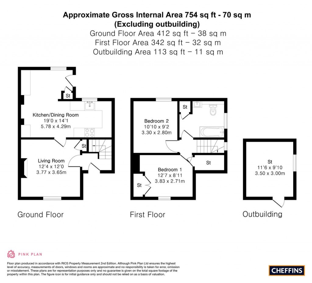Floorplans For Main Street, Westley Waterless