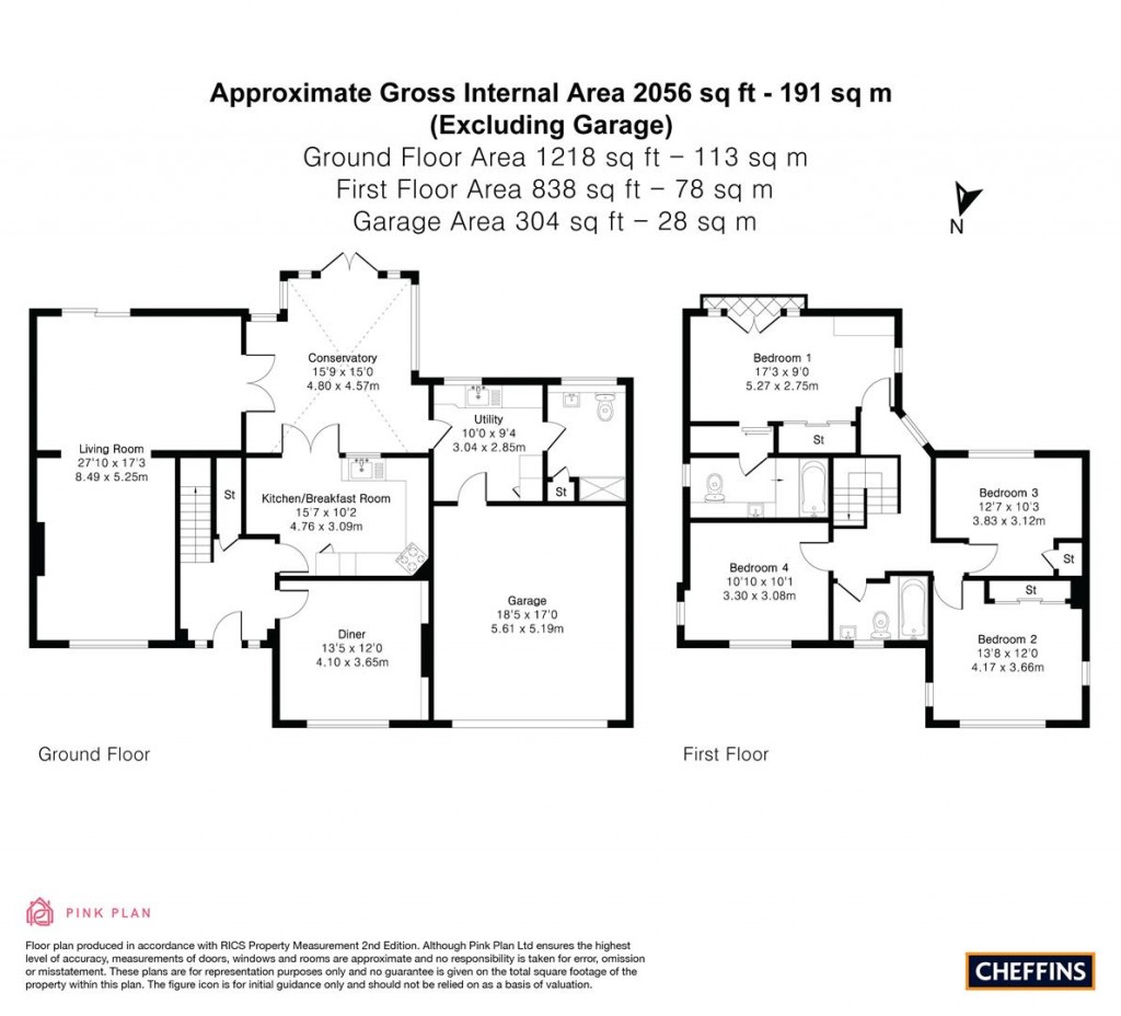Floorplans For Gilbert Road, Cambridge