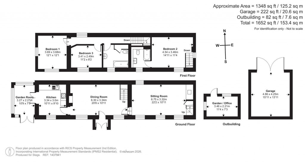 Floorplans For Combe St Nicholas, Chard