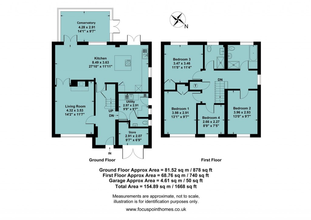 Floorplans For Danvers Close, Broughton - beautiful rural views