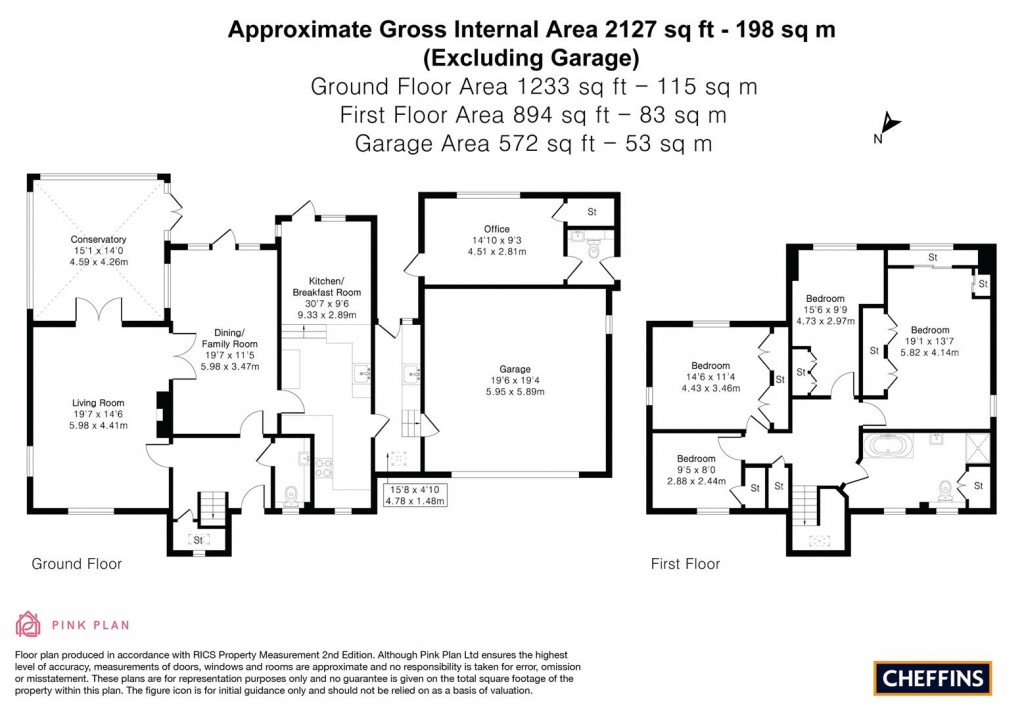 Floorplans For Saxon Close, Exning