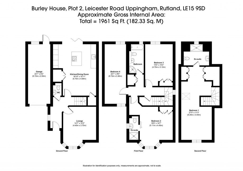 Floorplans For Leicester Road, Uppingham, Rutland