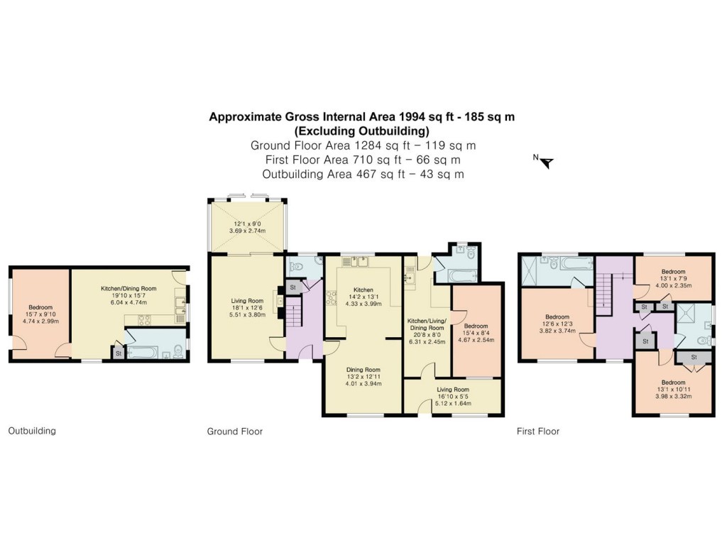 Floorplans For Grenville Road, Padstow