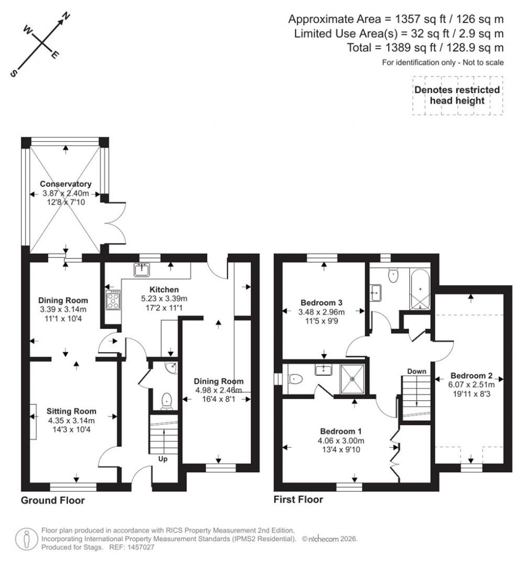 Floorplans For Beech Drive, Bodmin