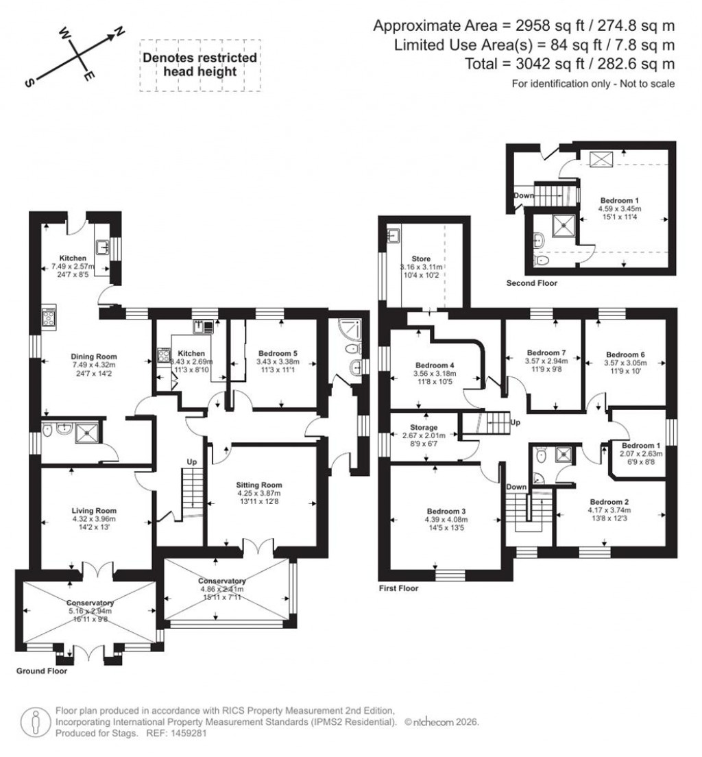 Floorplans For Nansmellyon Road, Mullion, Helston
