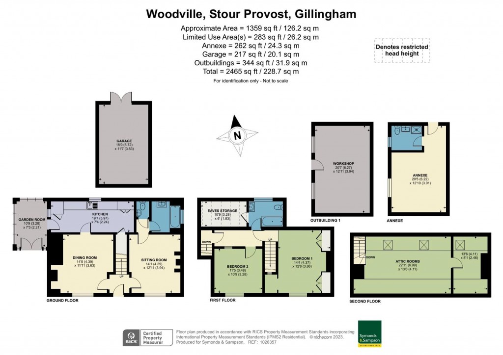 Floorplans For Woodville, Stour Provost