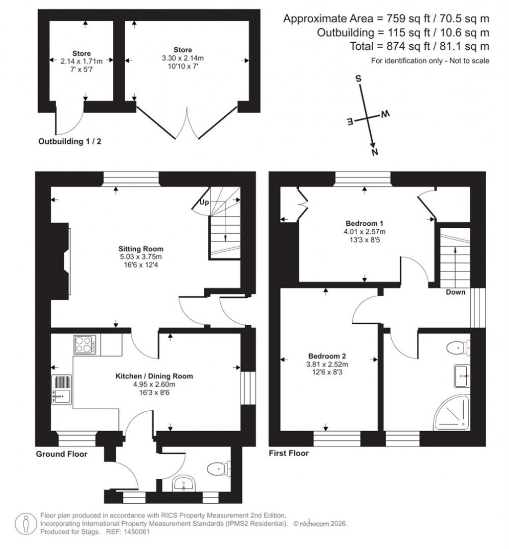 Floorplans For Lower Marsh Row, Exminster