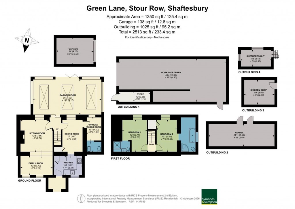 Floorplans For Green Lane, Stour Row