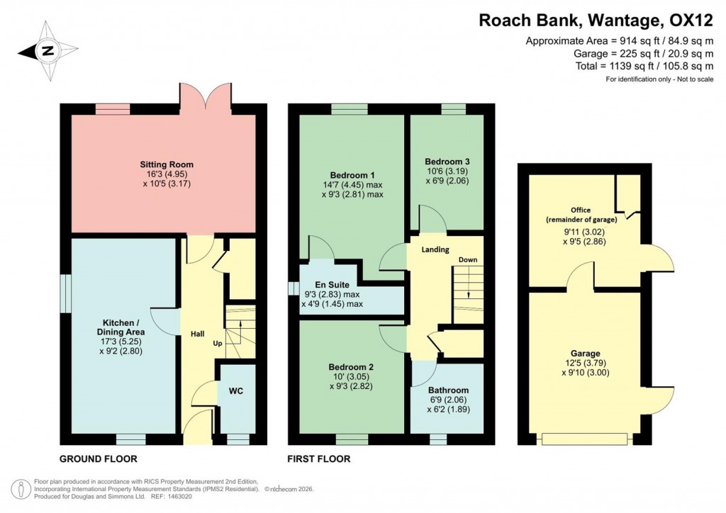 Floorplans For Roach Bank, Wantage, Oxfordshire OX12