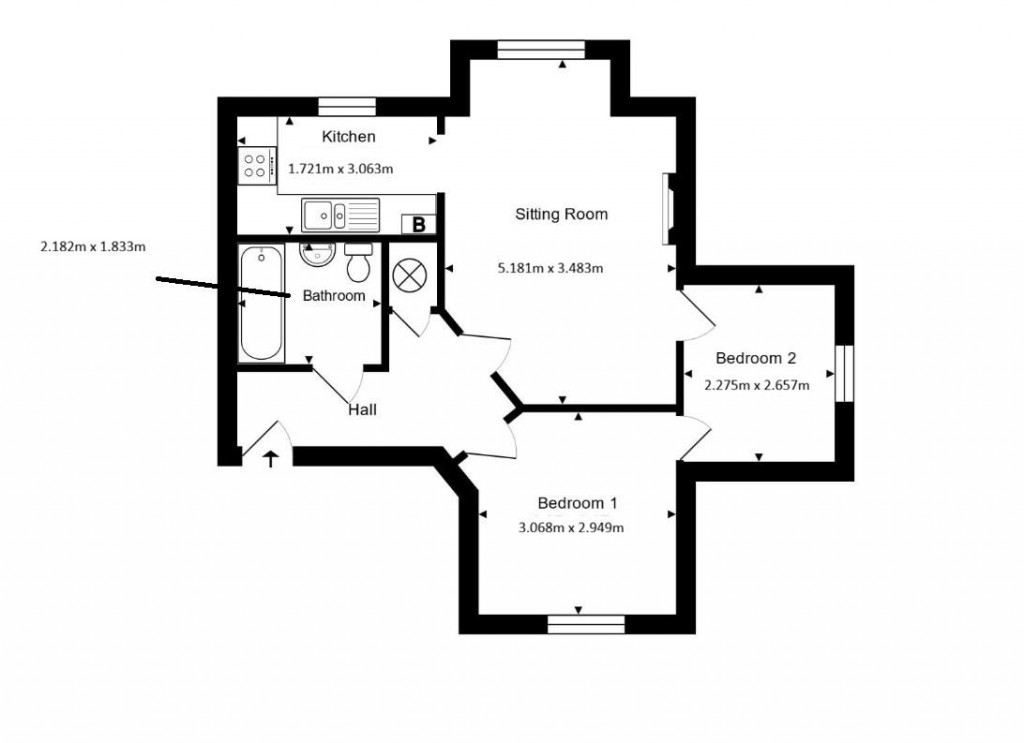 Floorplans For The Strand, West Allington, Bridport