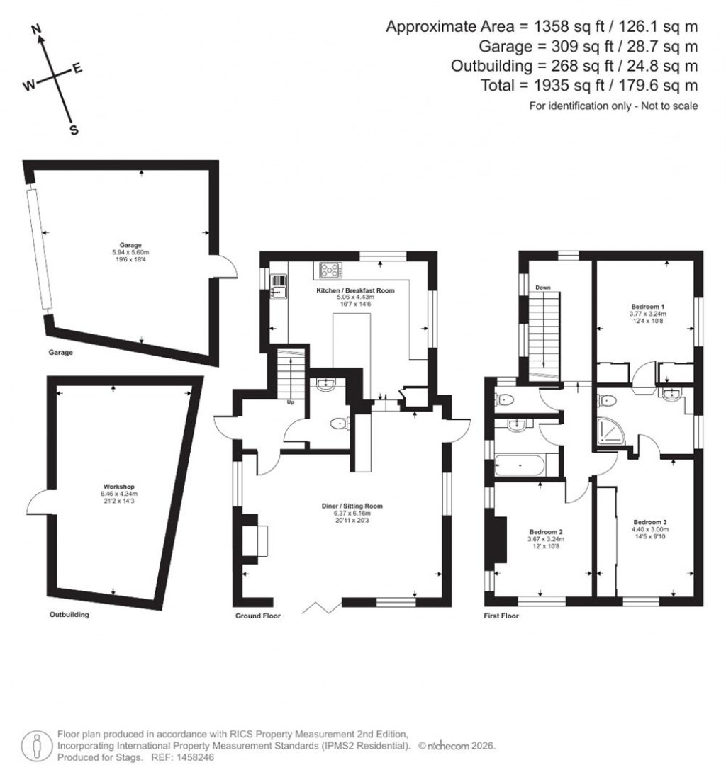Floorplans For Chillington, Kingsbridge