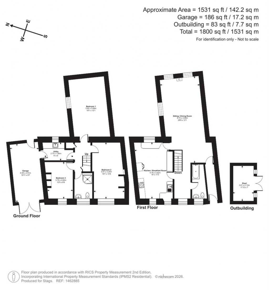 Floorplans For St Just, Penzance