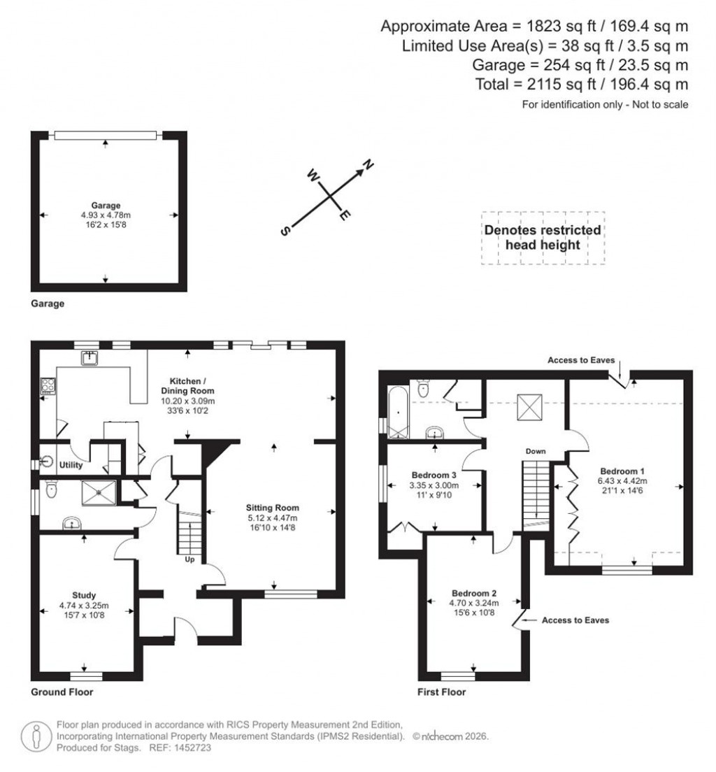 Floorplans For Shipton Lane, Burton Bradstock, Bridport