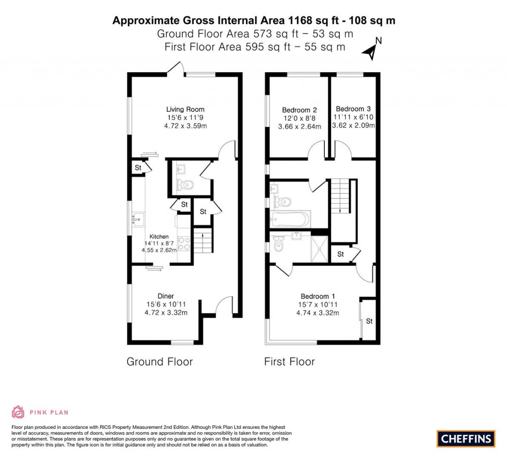 Floorplans For Royal Way, Trumpington