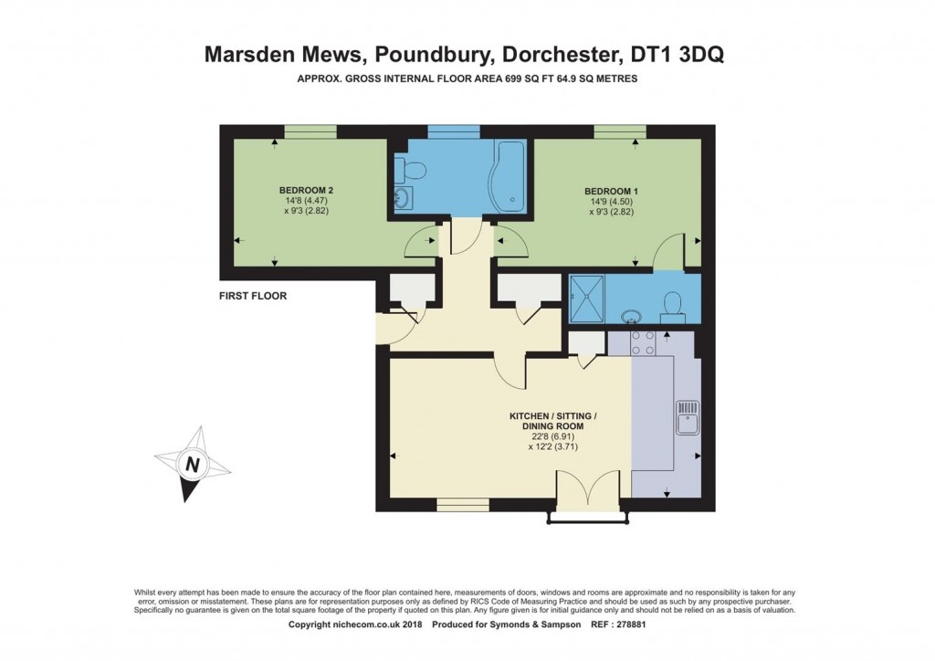 Floorplans For Marsden Mews, Poundbury, Dorchester