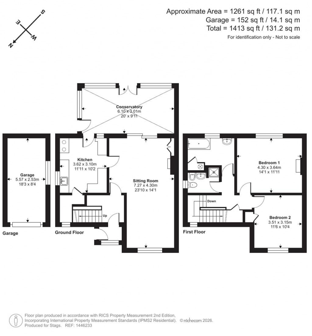 Floorplans For Prince Charles Terrace, Lydford